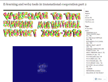 Tablet Screenshot of 2009elweb.wordpress.com
