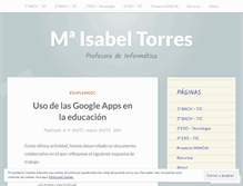 Tablet Screenshot of misabelinformatica.wordpress.com