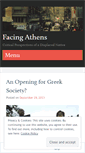 Mobile Screenshot of facingathens.wordpress.com