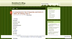 Desktop Screenshot of modaberi.wordpress.com