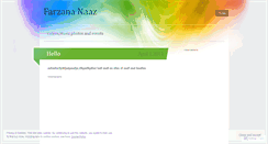 Desktop Screenshot of farzananaz.wordpress.com