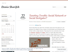 Tablet Screenshot of doniasharifeh.wordpress.com