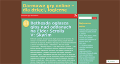 Desktop Screenshot of darmowegryonline2.wordpress.com