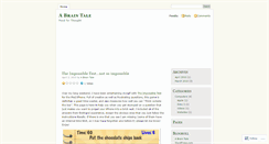 Desktop Screenshot of abraintale.wordpress.com