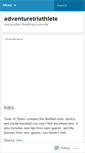 Mobile Screenshot of adventuretriathlete.wordpress.com