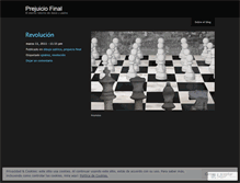 Tablet Screenshot of prejuiciofinal.wordpress.com