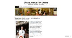 Desktop Screenshot of dekalbavenue.wordpress.com