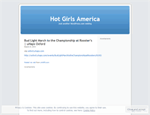Tablet Screenshot of hotgirlsamerica.wordpress.com