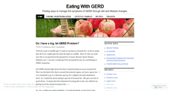 Desktop Screenshot of eatingwithgerd.wordpress.com