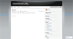 Desktop Screenshot of actionandadventure.wordpress.com