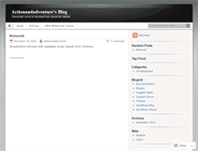 Tablet Screenshot of actionandadventure.wordpress.com