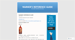 Desktop Screenshot of bottlefever.wordpress.com