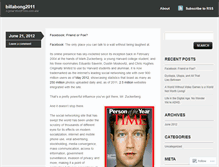 Tablet Screenshot of billabong2011.wordpress.com