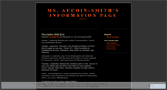 Desktop Screenshot of keaucoinsmith.wordpress.com