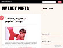 Tablet Screenshot of myladyparts.wordpress.com