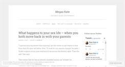 Desktop Screenshot of megankate27.wordpress.com