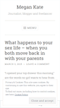 Mobile Screenshot of megankate27.wordpress.com