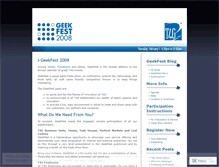 Tablet Screenshot of geekfest.wordpress.com