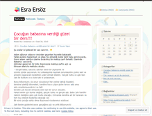 Tablet Screenshot of esraersoz.wordpress.com