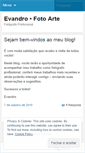 Mobile Screenshot of evandrofotoarte.wordpress.com