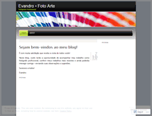 Tablet Screenshot of evandrofotoarte.wordpress.com