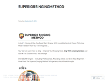 Tablet Screenshot of newsuperiorsingingmethod.wordpress.com