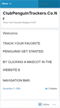Mobile Screenshot of clubpenguintrackerscp.wordpress.com