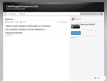 Tablet Screenshot of clubpenguintrackerscp.wordpress.com