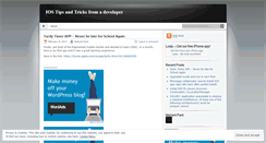 Desktop Screenshot of iostipsntricks.wordpress.com
