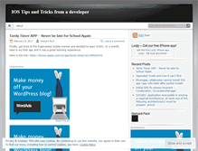 Tablet Screenshot of iostipsntricks.wordpress.com