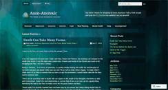 Desktop Screenshot of anonanorexic.wordpress.com