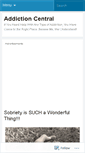 Mobile Screenshot of addictioncentral.wordpress.com
