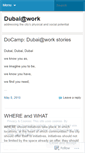 Mobile Screenshot of dubaiatwork.wordpress.com