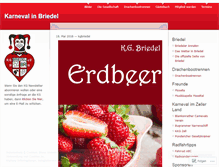 Tablet Screenshot of karnevalsgesellschaftbriedel.wordpress.com