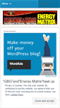 Mobile Screenshot of energymatrixweightloss.wordpress.com
