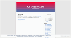 Desktop Screenshot of josgoedmakers50.wordpress.com