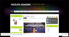 Desktop Screenshot of facelessassassinz.wordpress.com