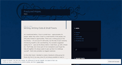 Desktop Screenshot of fracturedhopes.wordpress.com