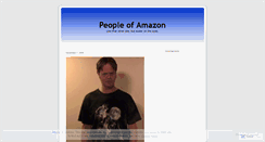 Desktop Screenshot of peopleofamazon.wordpress.com