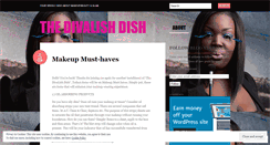 Desktop Screenshot of divalishdish.wordpress.com