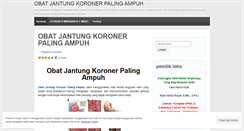 Desktop Screenshot of obatjantungkoroneryangampuhsite.wordpress.com