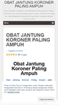 Mobile Screenshot of obatjantungkoroneryangampuhsite.wordpress.com