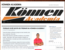 Tablet Screenshot of konnenacademia.wordpress.com