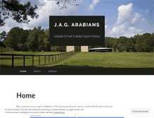 Tablet Screenshot of jagarabians.wordpress.com