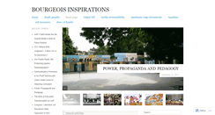 Desktop Screenshot of bourgeoisinspirations.wordpress.com
