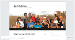 Desktop Screenshot of getkidsoutside.wordpress.com