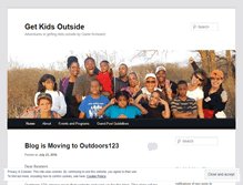 Tablet Screenshot of getkidsoutside.wordpress.com