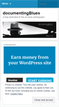 Mobile Screenshot of documentingblues.wordpress.com