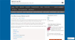 Desktop Screenshot of behindlies09.wordpress.com