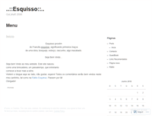 Tablet Screenshot of esquisso.wordpress.com